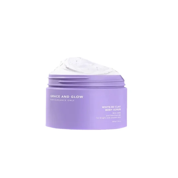 White B3 Brightening Clay Body Scrub